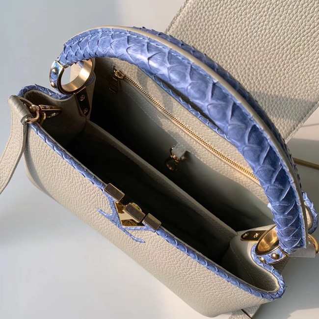 Louis vuitton CAPUCINES M42259 Bleu Gris