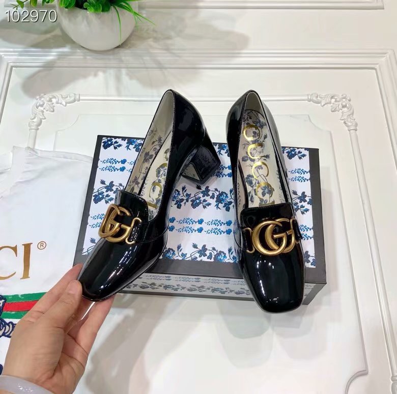 Gucci 5.5CM High Heels Shoes GG1562BL-2