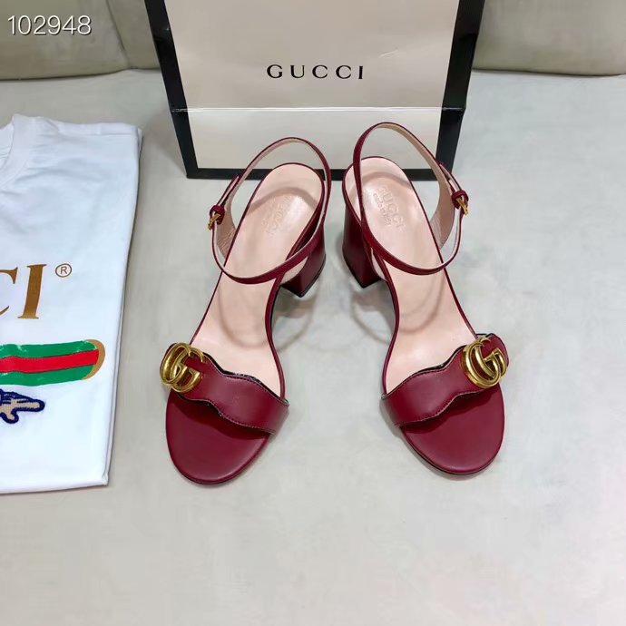 Gucci 7CM High Heels Shoes GG1557BL-5