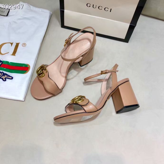 Gucci 7CM High Heels Shoes GG1557BL-6