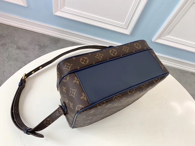 Louis vuitton original monogram canvas Shoulder Bag M51478 blue