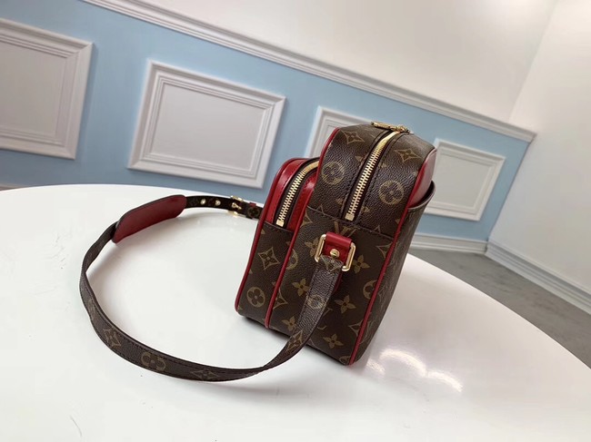 Louis vuitton original monogram canvas Shoulder Bag M51478 red