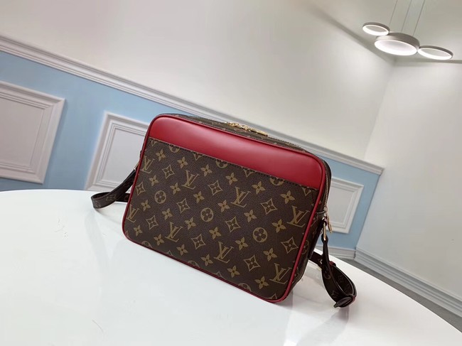 Louis vuitton original monogram canvas Shoulder Bag M51478 red