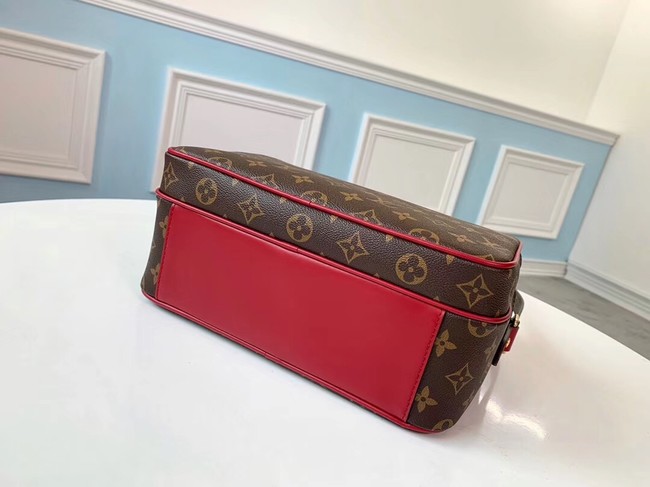 Louis vuitton original monogram canvas Shoulder Bag M51478 red