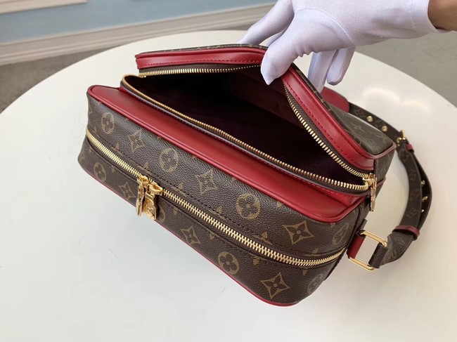 Louis vuitton original monogram canvas Shoulder Bag M51478 red