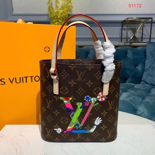 Louis vuitton monogram canvas Tote Bag M51172 Flower