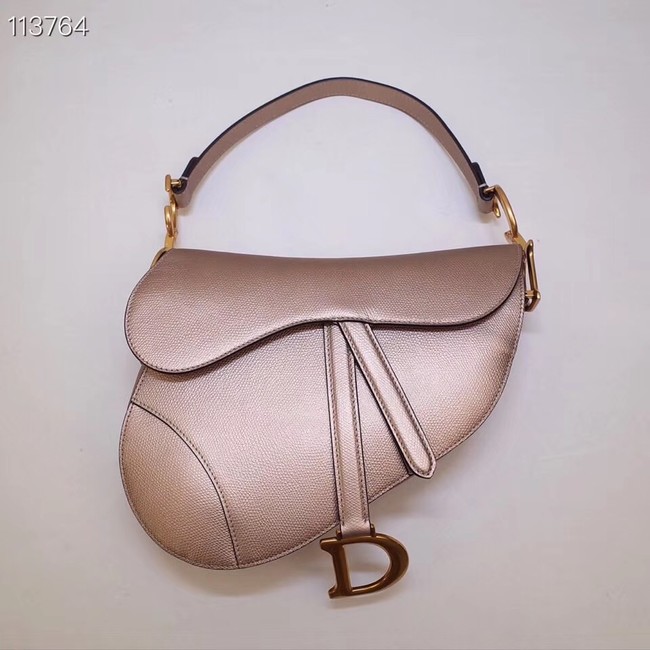 Dior Mini Saddle Bag Calfskin M0447 Gold