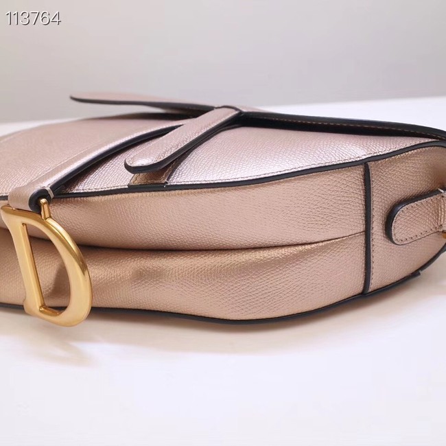 Dior Mini Saddle Bag Calfskin M0447 Gold