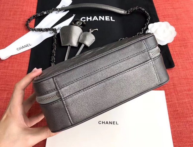 Chanel Original Leather Cosmetic Bag A93343 Black