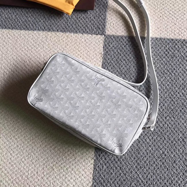 Goyard Calfskin Leather Shoulder Bag 6788 White