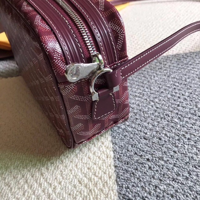 Goyard Calfskin Leather Shoulder Bag 6788 Wine