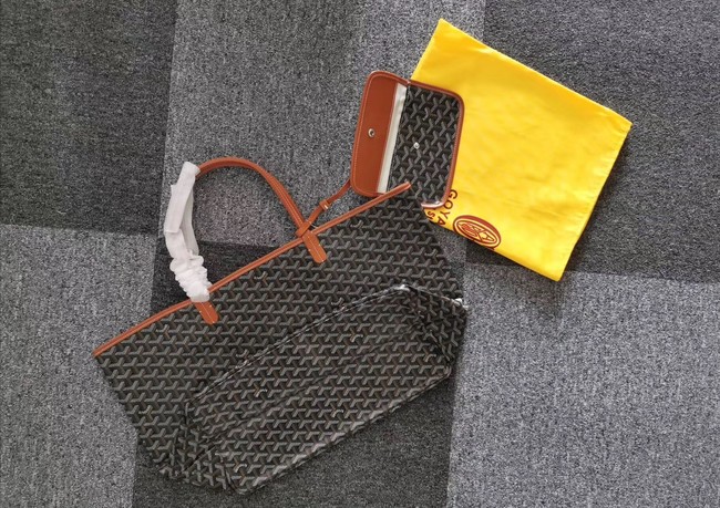 Goyard Calfskin Leather Tote Bag 6783 Grey