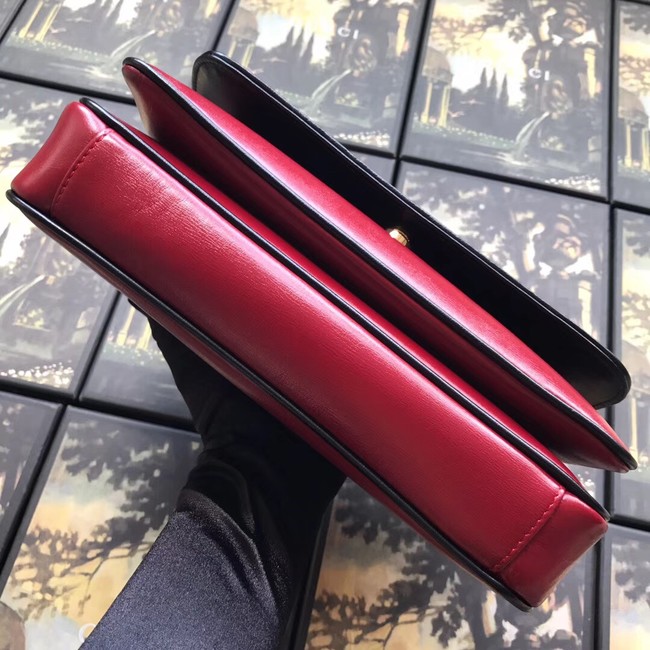 Gucci GG Original Leather Shoulder Bag 576421 Red