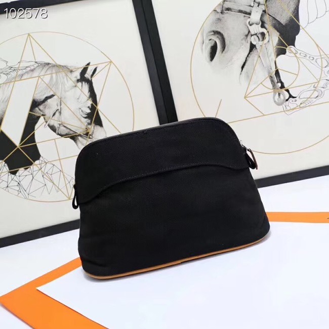 Hermes Cosmetic Bag H3699 Black