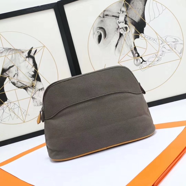 Hermes Cosmetic Bag H3699 Grey