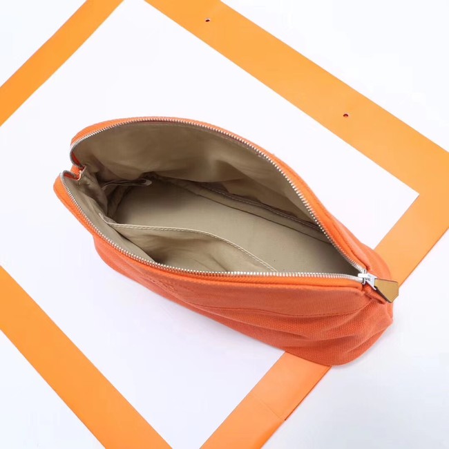 Hermes Cosmetic Bag H3699 Orange