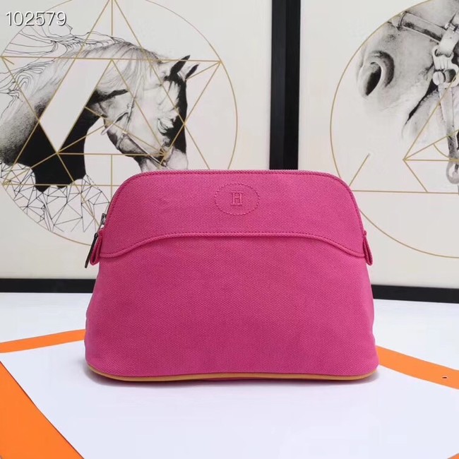 Hermes Cosmetic Bag H3699 Rose