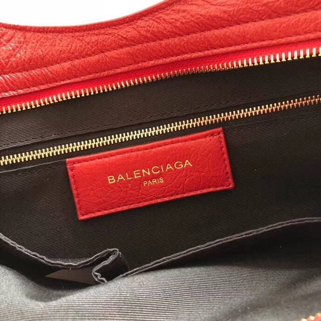 Balenciaga The City Handbag Calf leather 382569 red