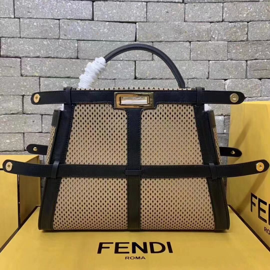 Fendi Original Leather FD6358 Brown&Black