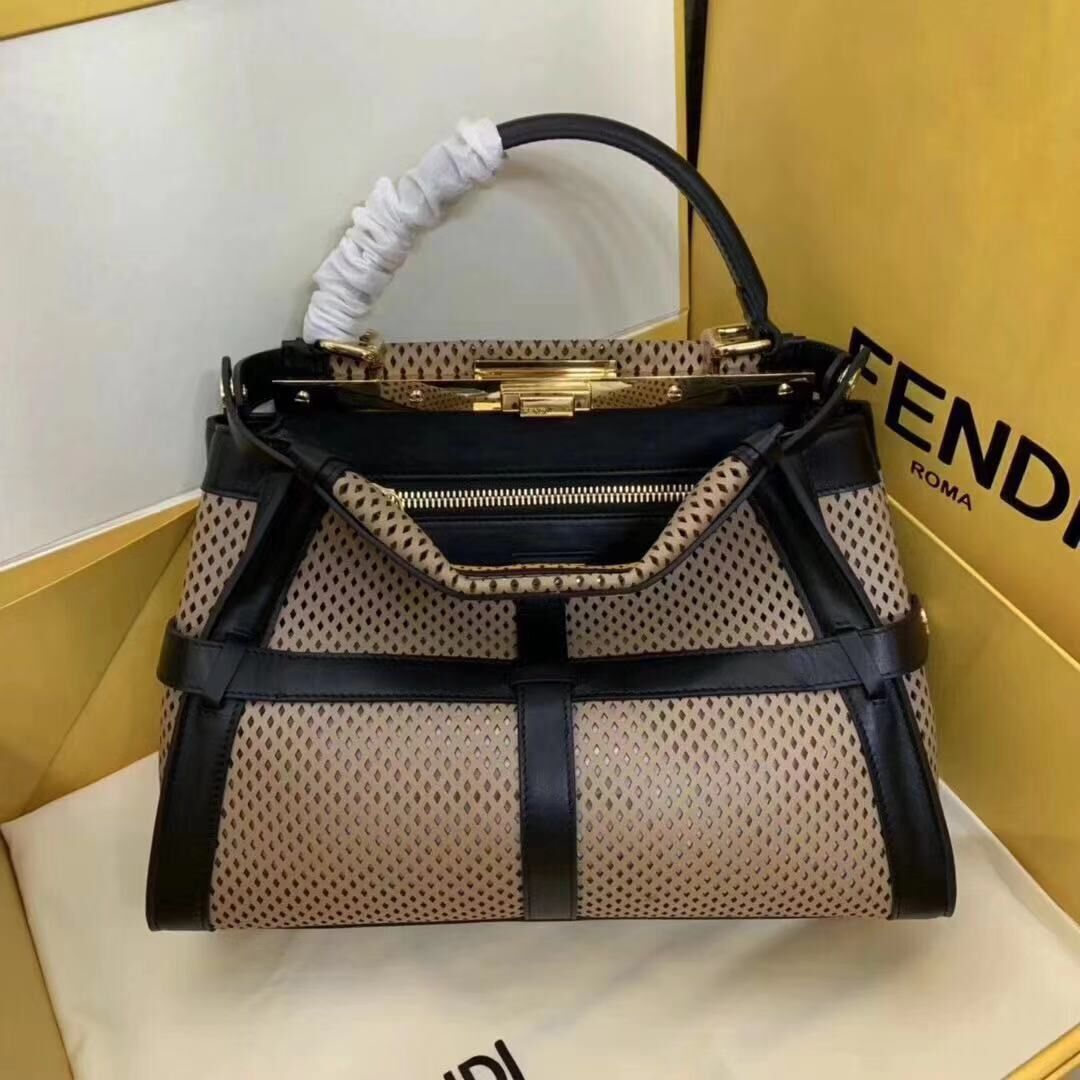 Fendi Original Leather FD6358 Brown&Black