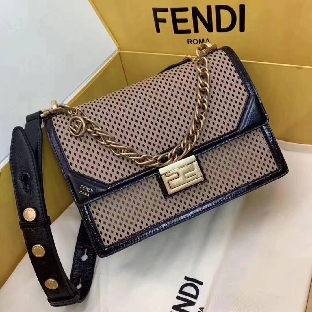 Fendi Original Leather FD6359 Brown&Black