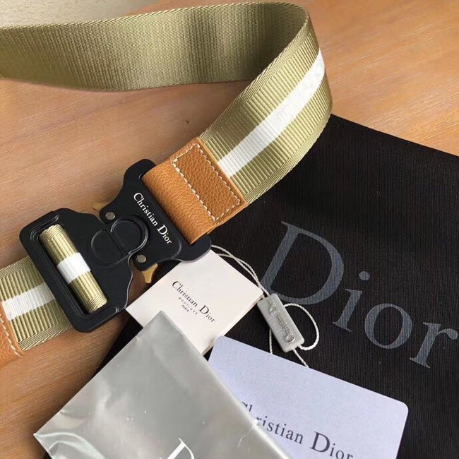 DIOR OBLIQUE SADDLE BELT BAG M9020 brown