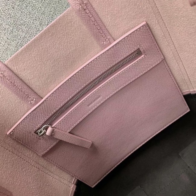 Celine Original Leather CABAS Bag 189813 Pink&Black