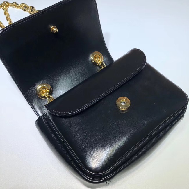 Gucci GG Original Leather Shoulder Bag 576423 Black