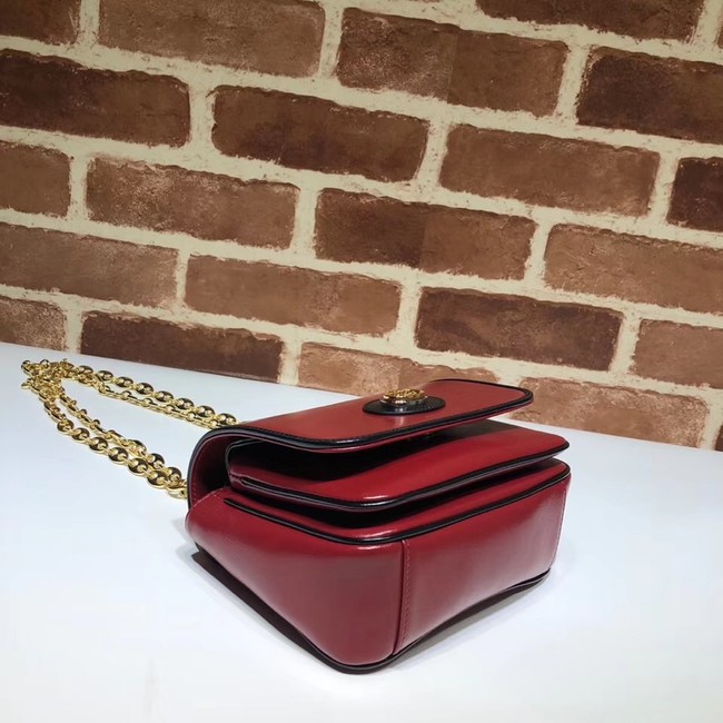 Gucci GG Original Leather Shoulder Bag 576423 Red