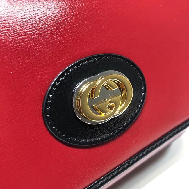 Gucci GG Original Leather Shoulder Bag 576423 Red