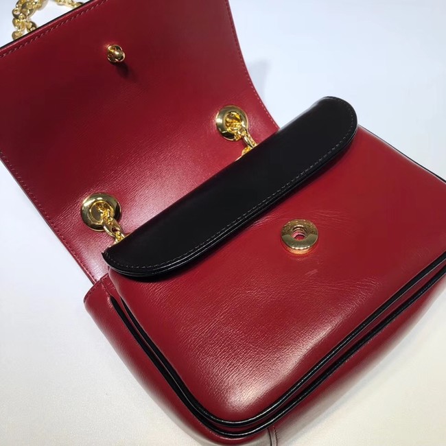 Gucci GG Original Leather Shoulder Bag 576423 Red