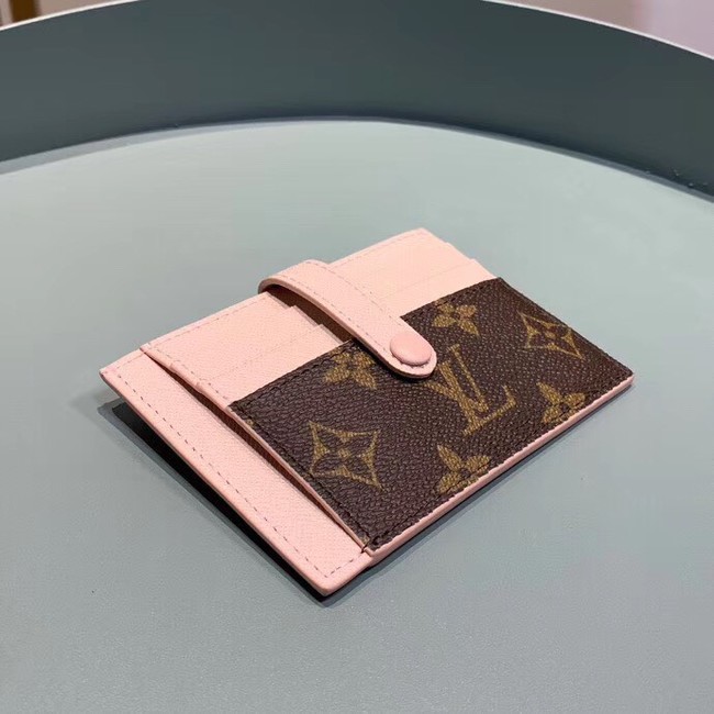 Louis Vuitton Monogram Canvas Card Holder M61730 Pink