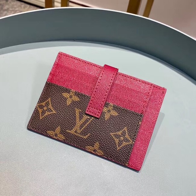 Louis Vuitton Monogram Canvas Card Holder M61730 Purple