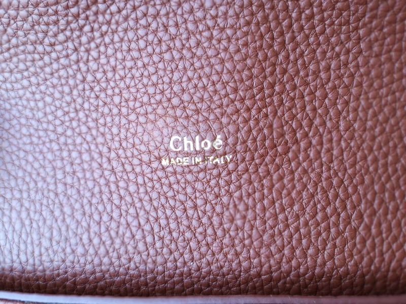 Chloe Original Buckskin Leather Lock Bag 3S088 Brown