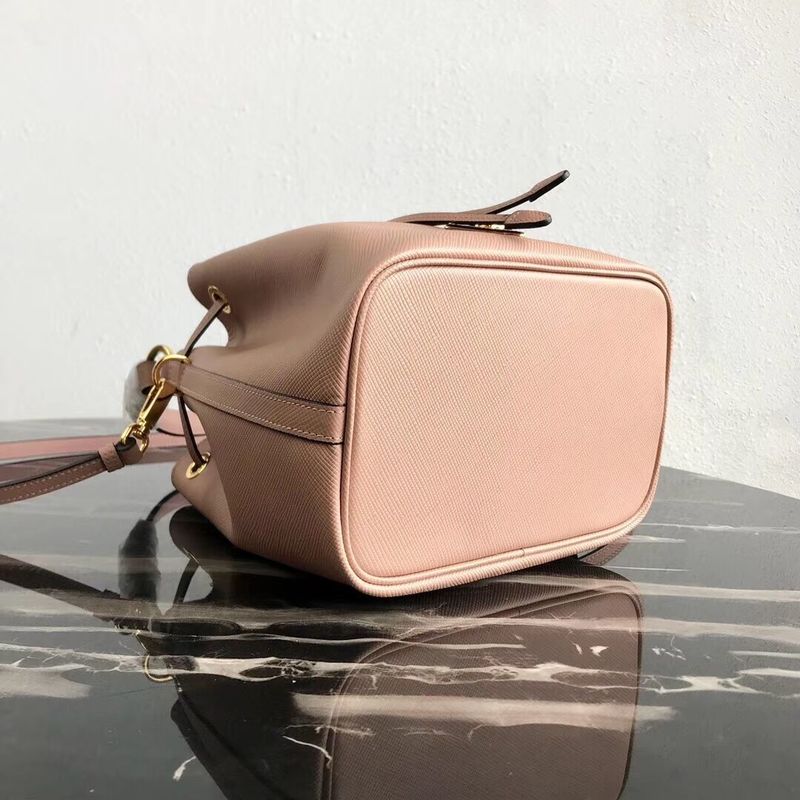 Prada Galleria Saffiano Leather Bag 1BE032 Nude