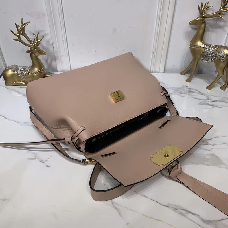 VALENTINO Origianl Leather Bag V0012 Nude