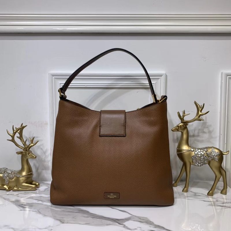 VALENTINO Origianl Palm Leather Bag V5002 Brown