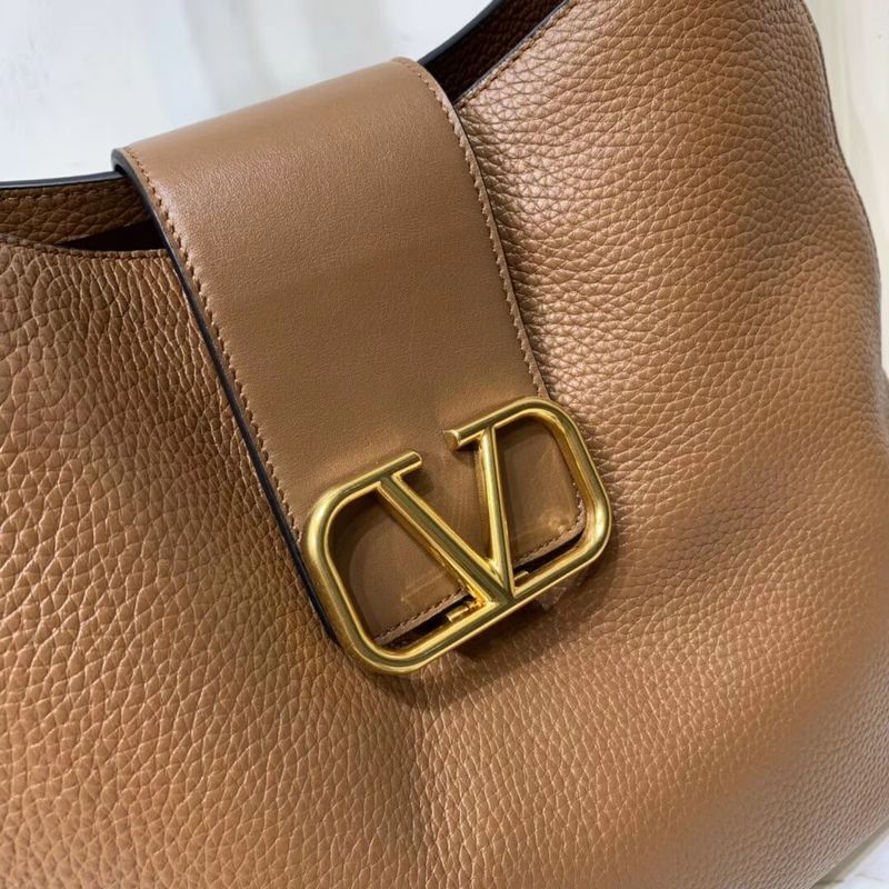 VALENTINO Origianl Palm Leather Bag V5002 Brown