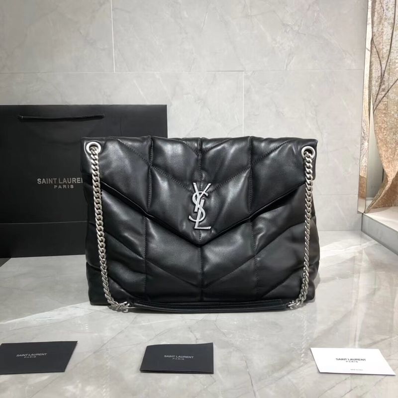 Yves Saint Laurent Shoulder Bag Original Leather Y577475 Black