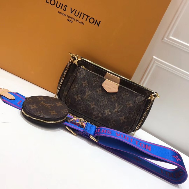 Louis Vuitton Monogram Canvas Original Leather M44823 blue