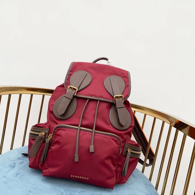 Burberry Large Backpack Fabric BU3699 red