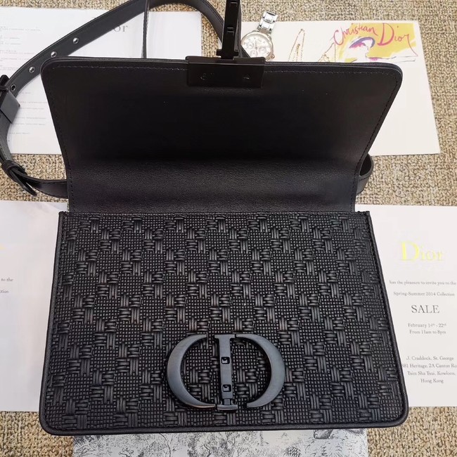 Dior 30 MONTAIGNE CALFSKIN BAG M92031 black