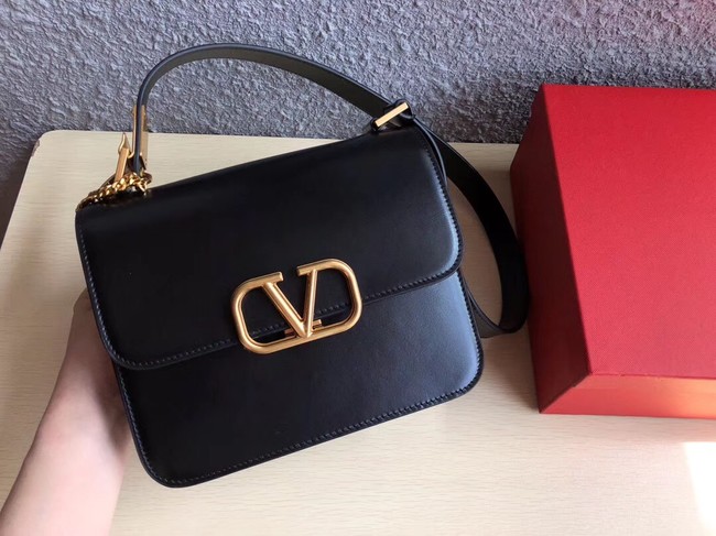 VALENTINO Origianl Leather Bag 0074L black