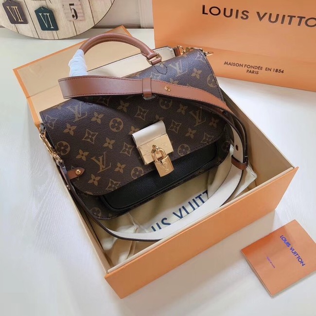 Louis Vuitton Monogram Canvas Original Leather VAUGIRARD M44354 black