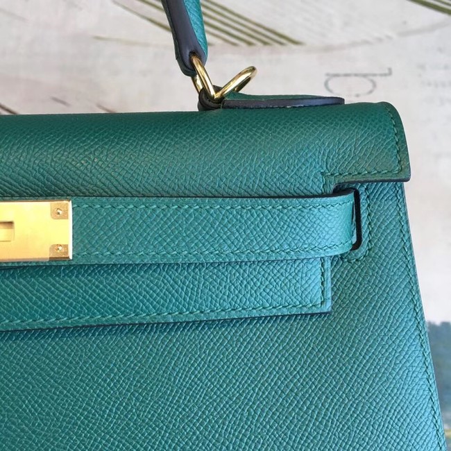 Hermes original Kelly Epsom Leather KL32 green