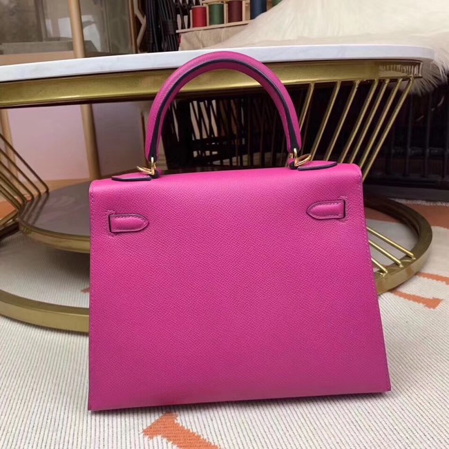 Hermes original Kelly Epsom Leather KL32 rose