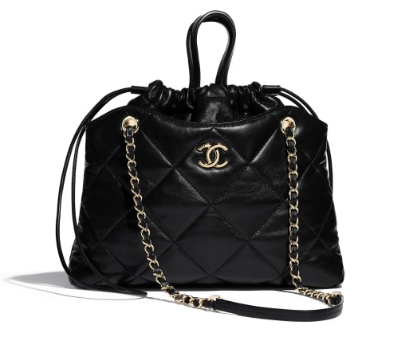 Chanel Classic Sheepskin Leather Shopping bag AS0985 black