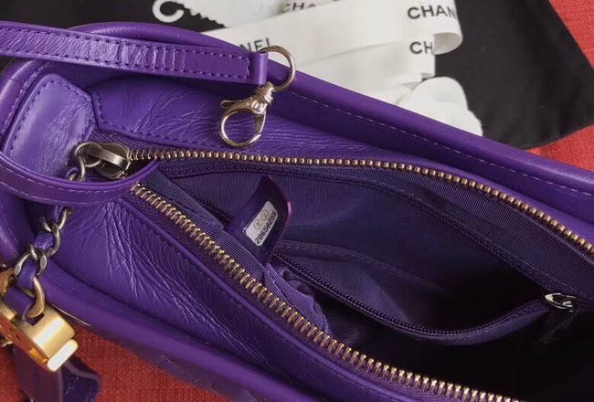 Chanel gabrielle small hobo bag A91810 purple