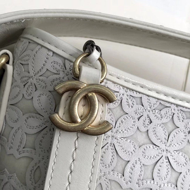 Chanel gabrielle small hobo bag A0865 white