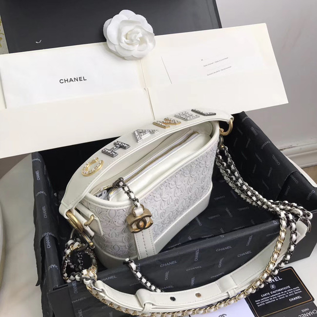 Chanel gabrielle small hobo bag A0865 white